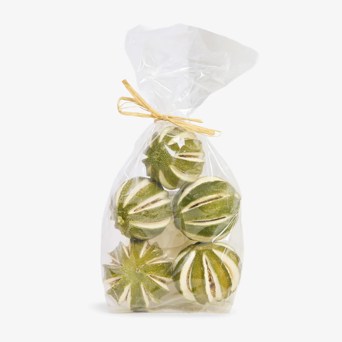 Whole Dried Green Orange Decorations - Image 3