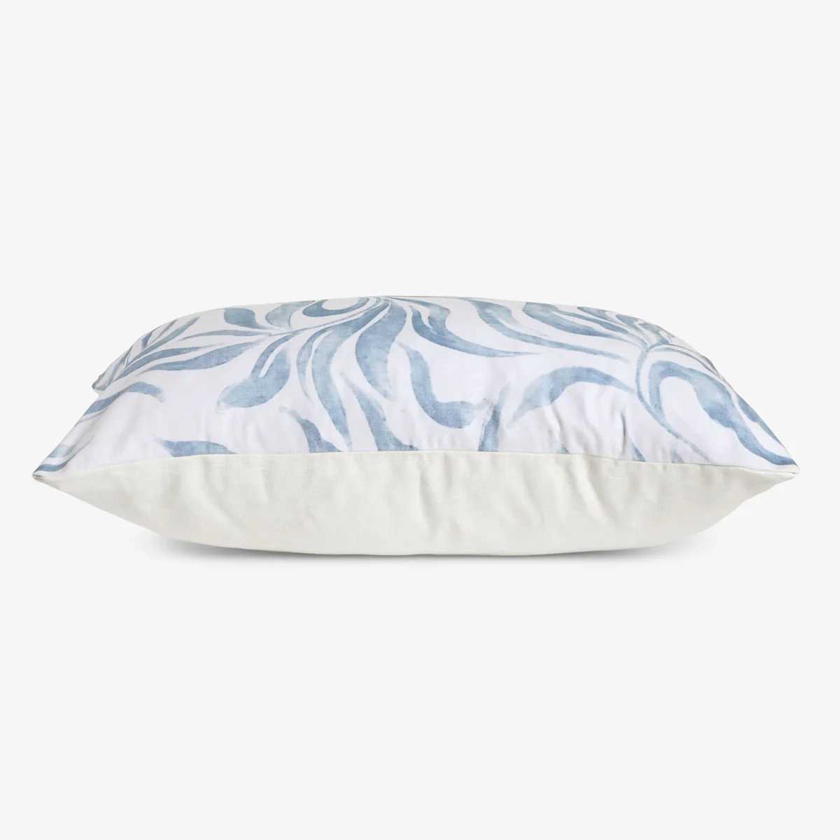 Wild Palm Rectangular Cushion Cover (Blue & White) - Image 2