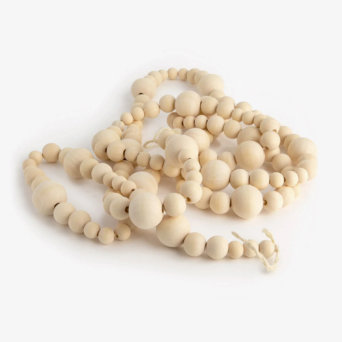 Wooden Bead Garland (Natural)
