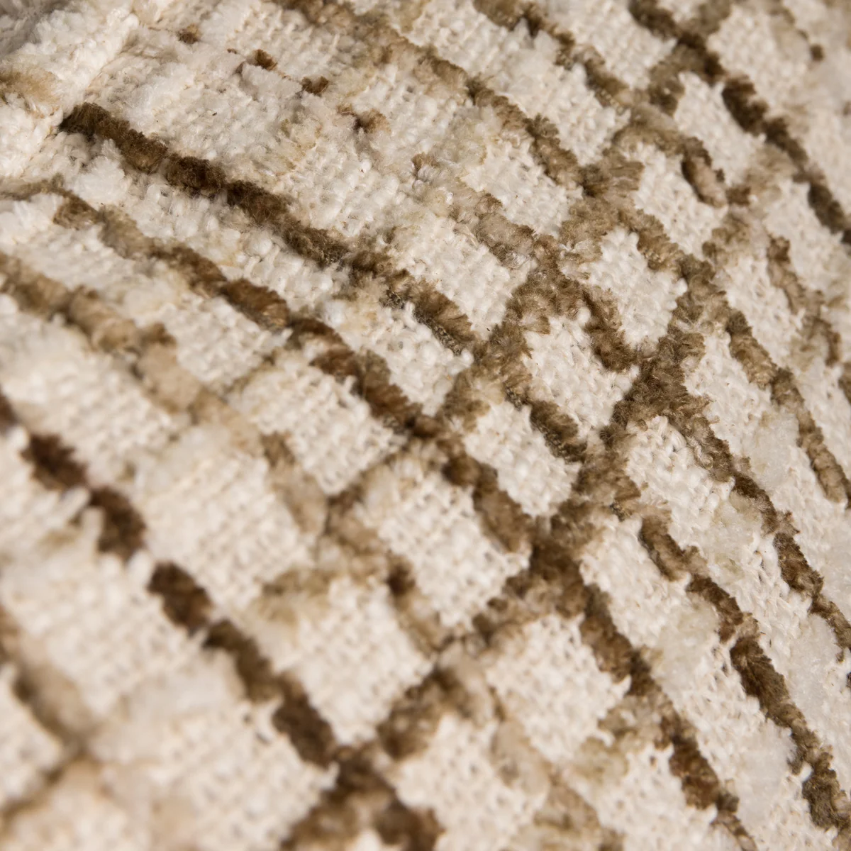 Woven Cushion Cover (Beige & Brown) - Image 5