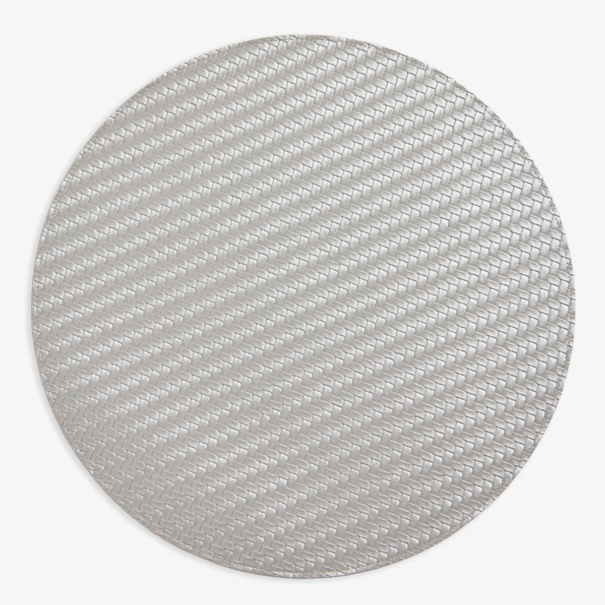 Woven Gold & Silver Double Sided Round Placemat (Set of 10) - Image 5