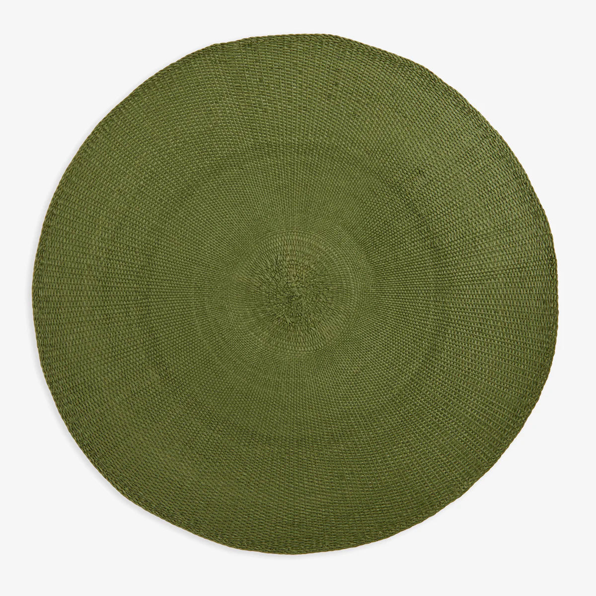 Woven Round Placemat (Green)