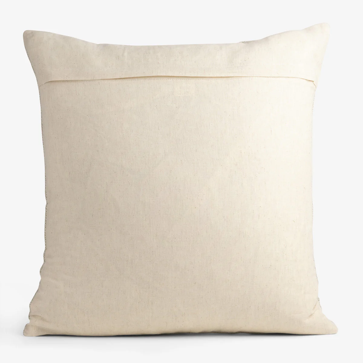 Woven Cushion Cover (White & Natural) - Image 3
