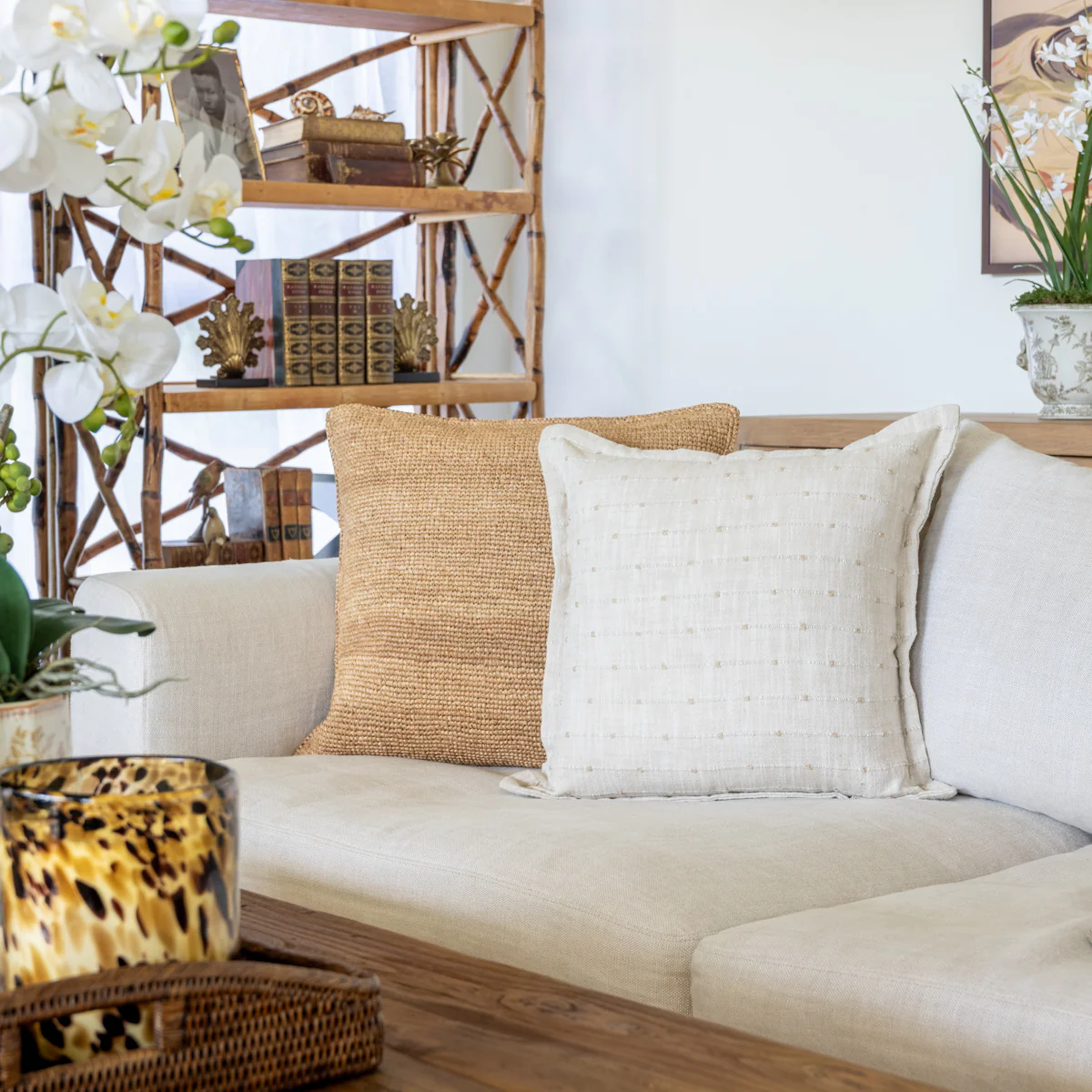 Xanthi Cushion Cover (Natural) - Image 2
